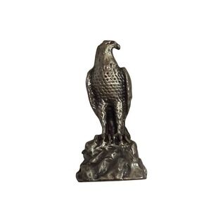 Vintage Pewter Eagle Statue Figurine by Unicorn Studios